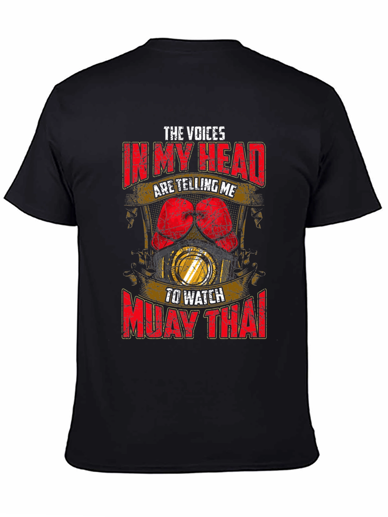 Muay Thai Voices Tee - Mens Black T-Shirt