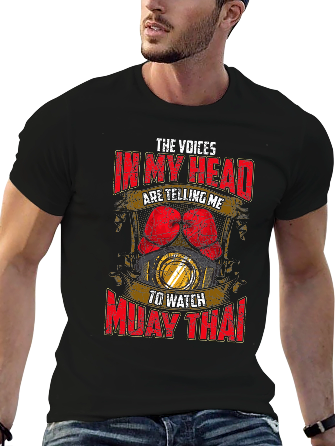 Muay Thai Voices Tee - Mens Black T-Shirt