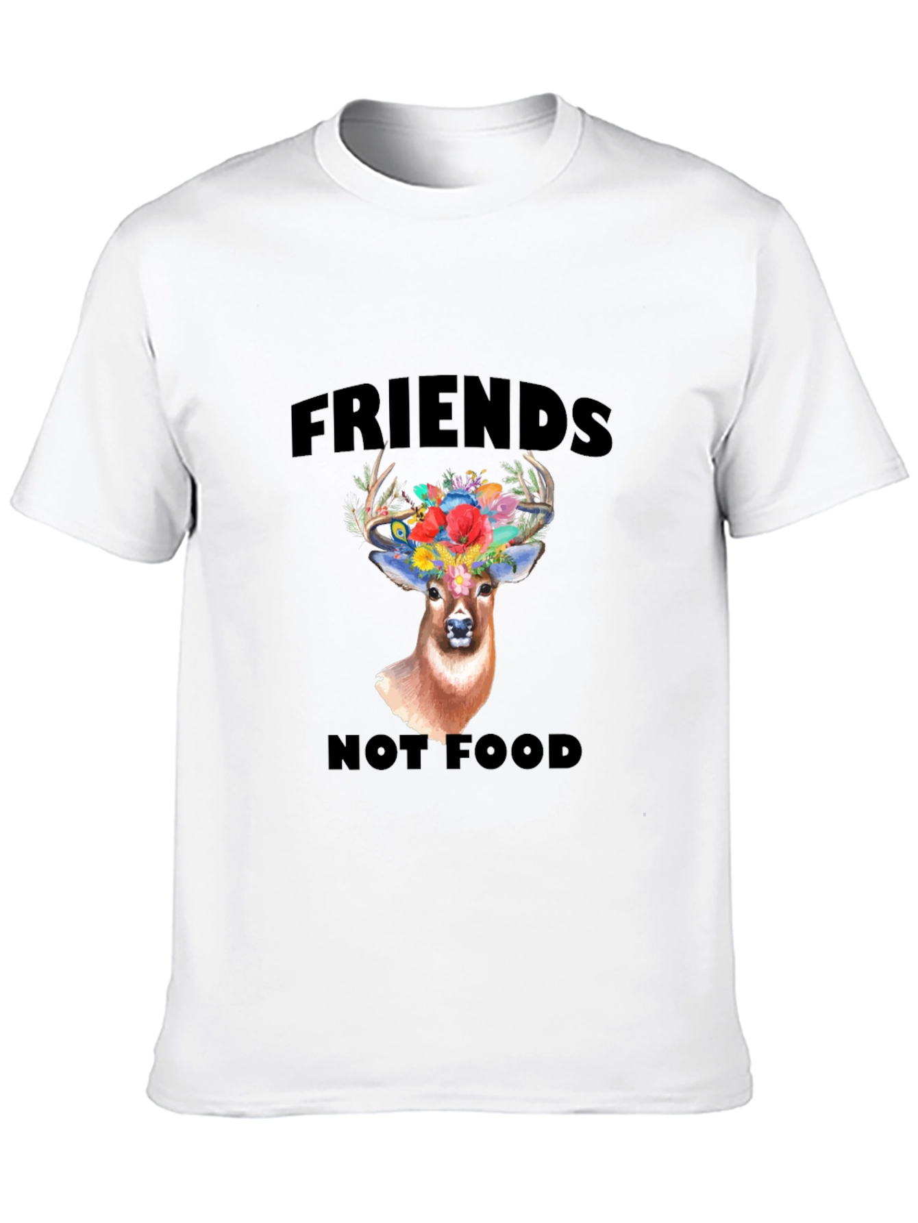 Friends Not Food Deer Graphic Tee