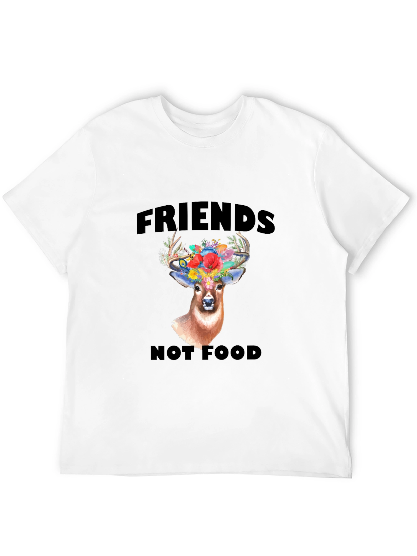Friends Not Food Deer Graphic Tee