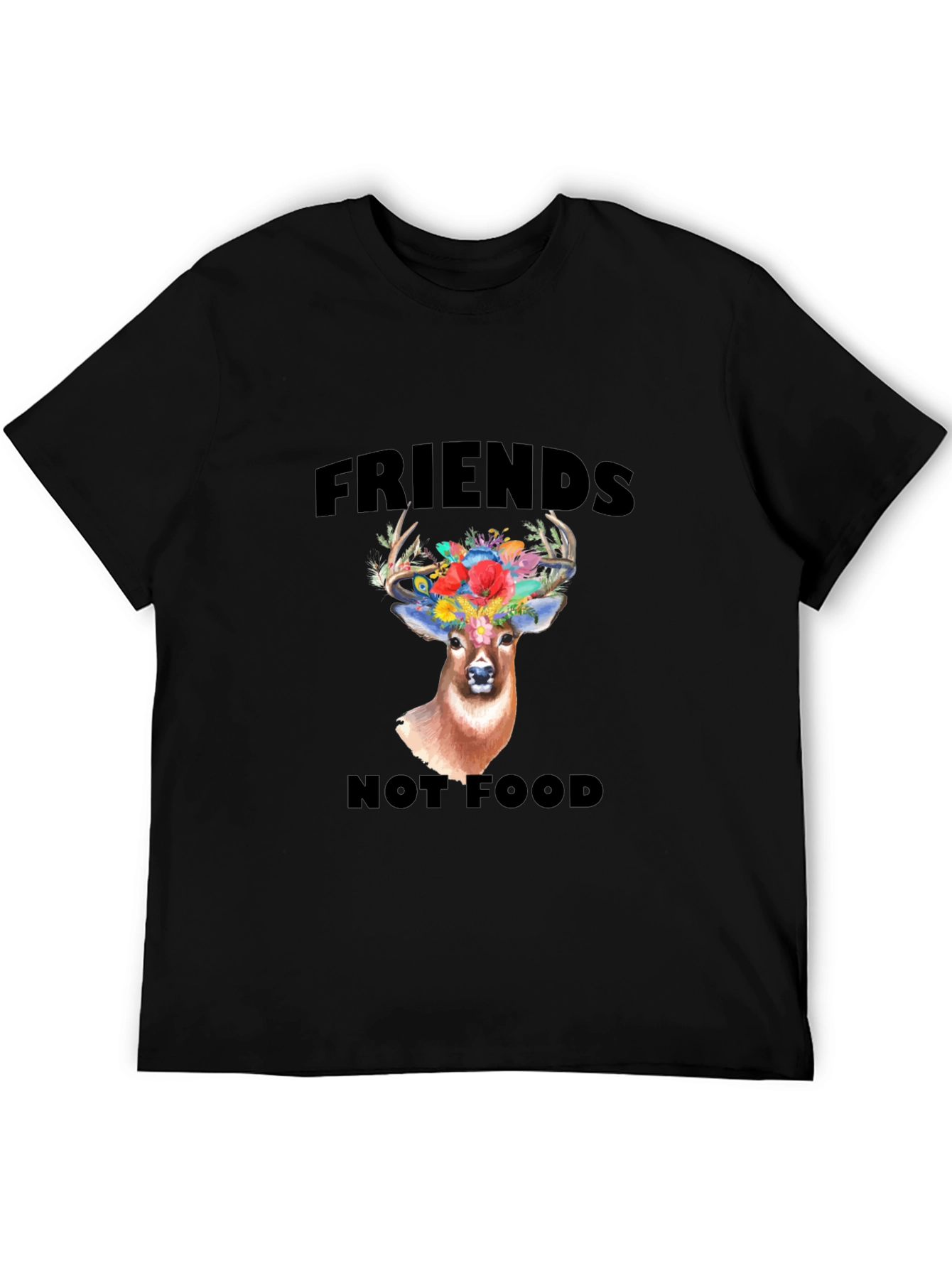 Friends Not Food Deer Graphic Tee