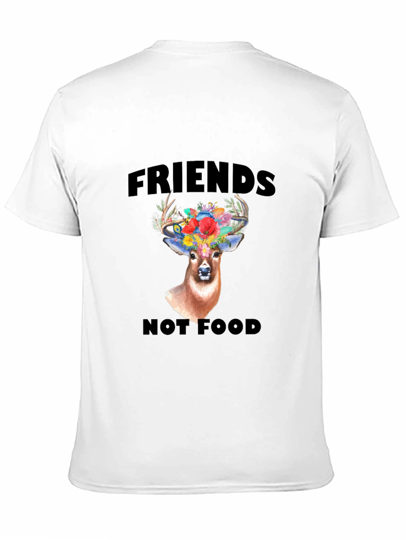 Friends Not Food Deer Graphic Tee