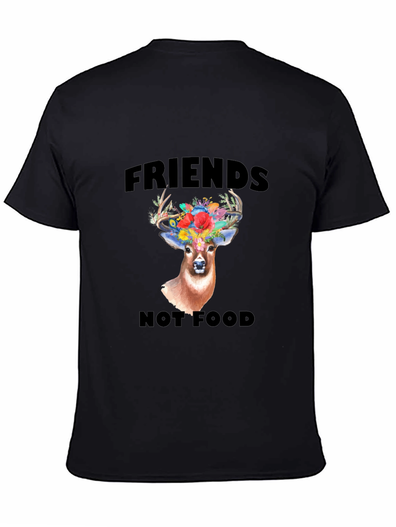 Friends Not Food Deer Graphic Tee