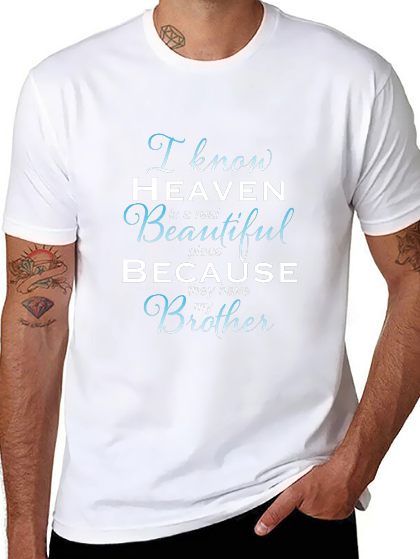 Brother in Heaven Memorial T-Shirt