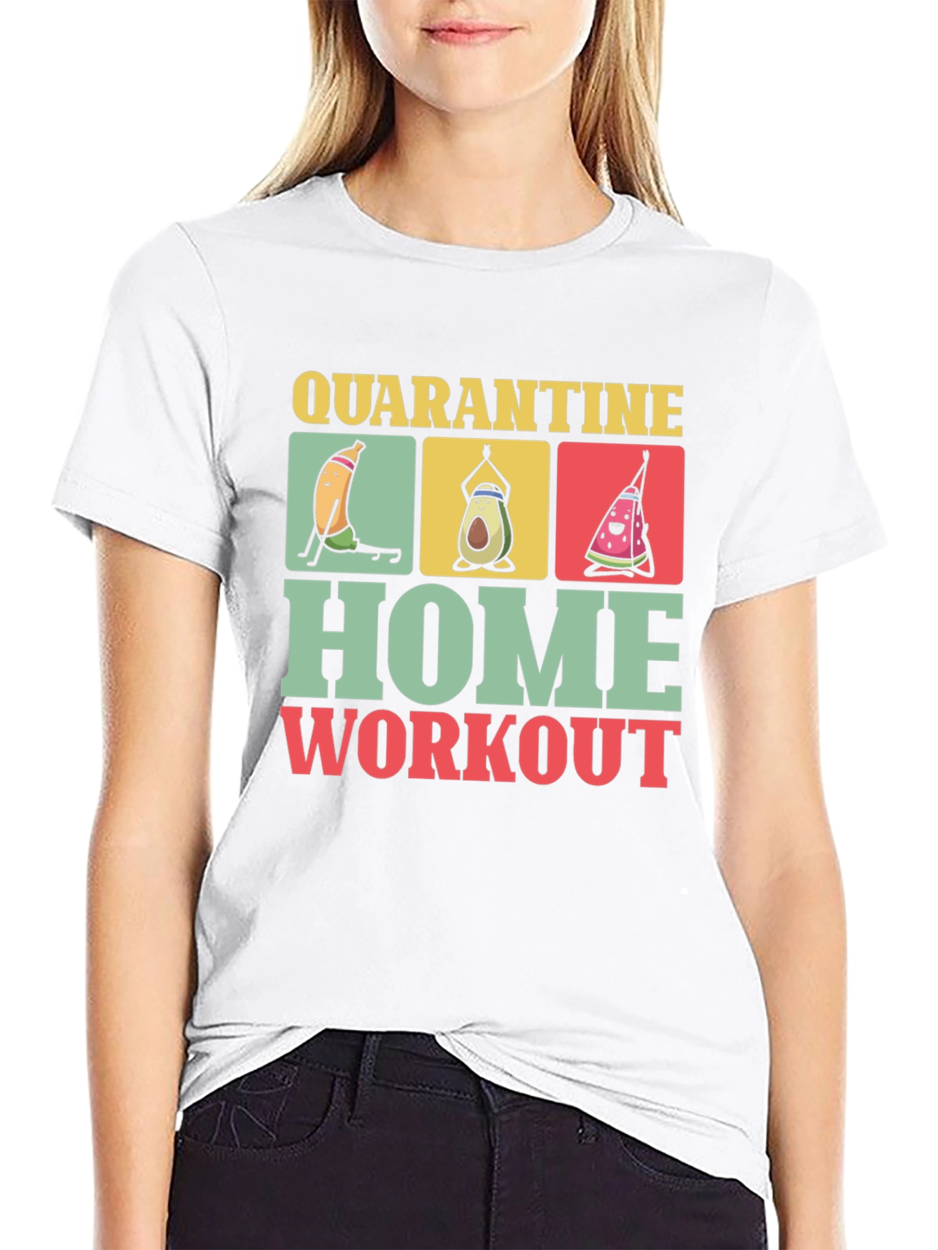 Quarantine Home Workout Graphic Tee