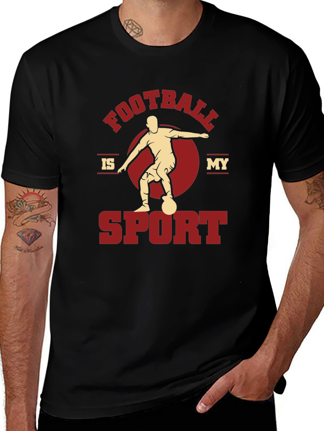 Football Is My Sport Graphic T-Shirt