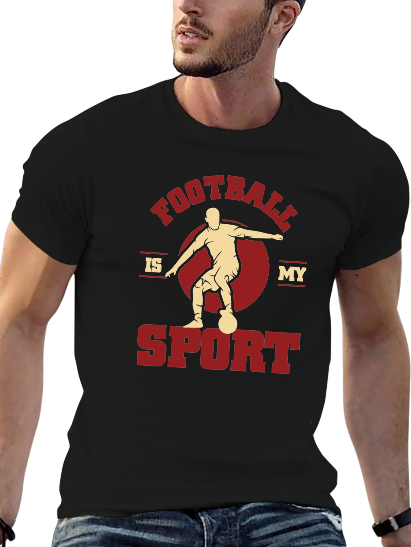Football Is My Sport Graphic T-Shirt