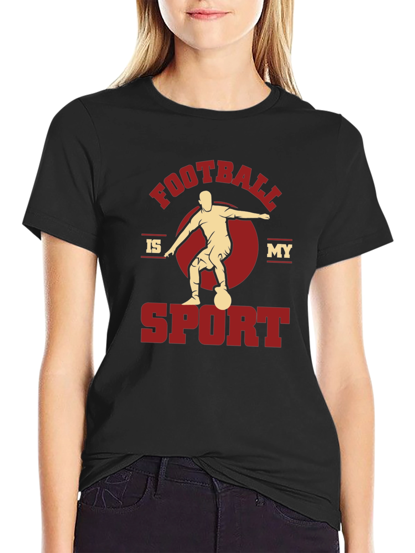 Football Is My Sport Graphic T-Shirt