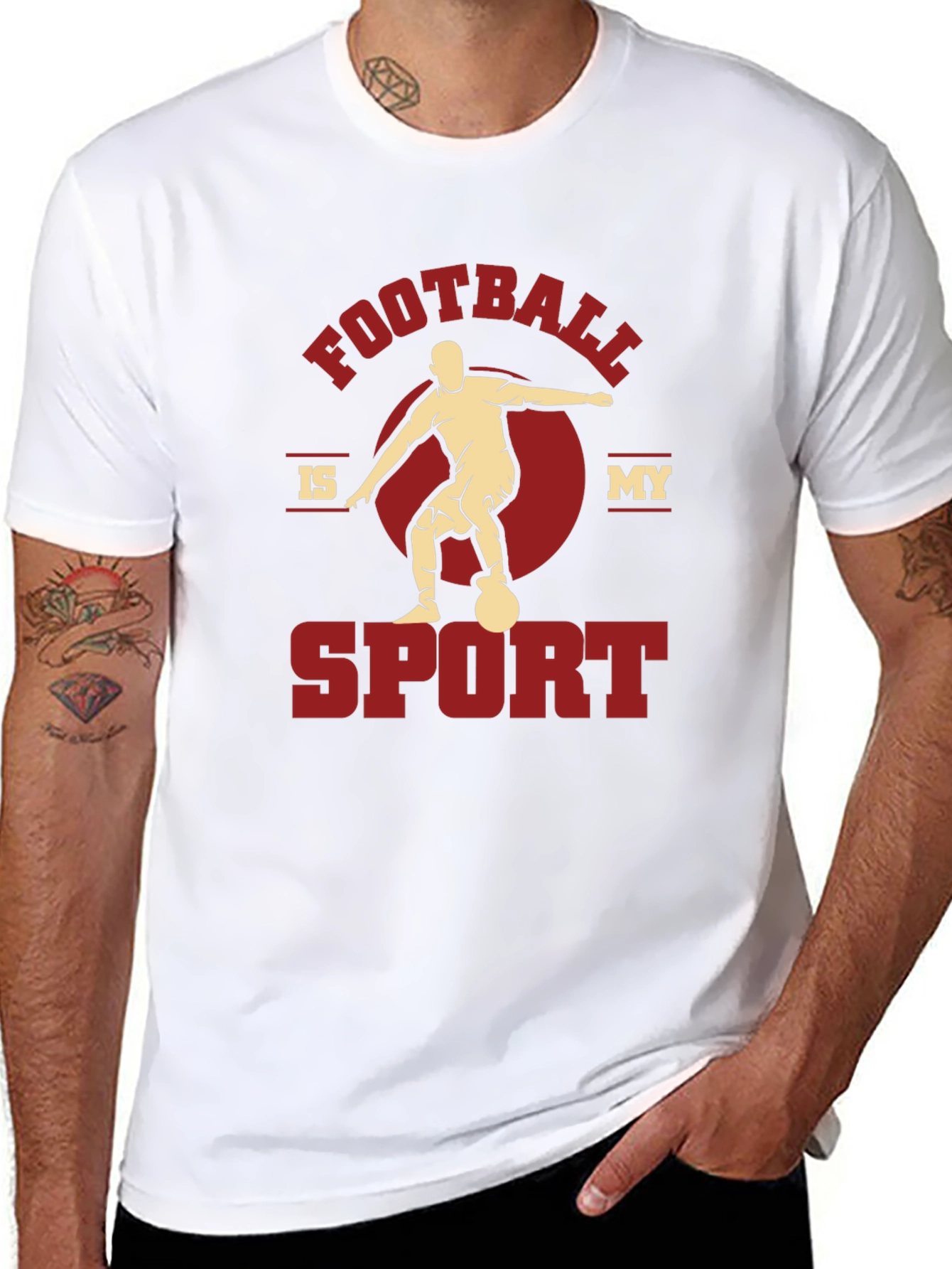Football Is My Sport Graphic T-Shirt