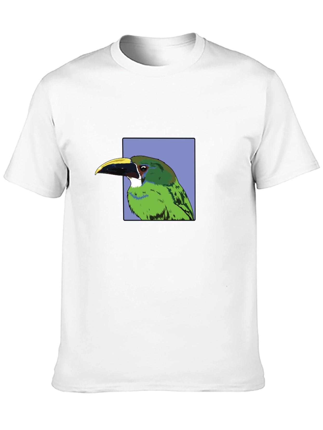 Tropical Bird Graphic Tee - Cool Nature Design