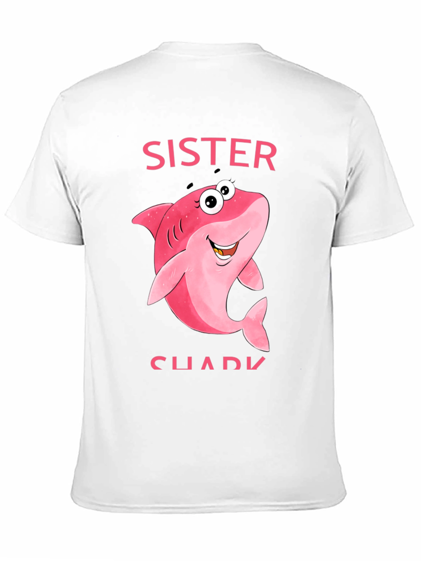 Sister Shark T-Shirt - Cute Cartoon Shark Tee
