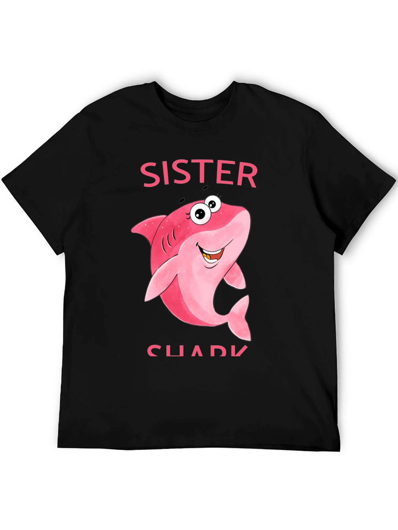 Sister Shark T-Shirt - Cute Cartoon Shark Tee