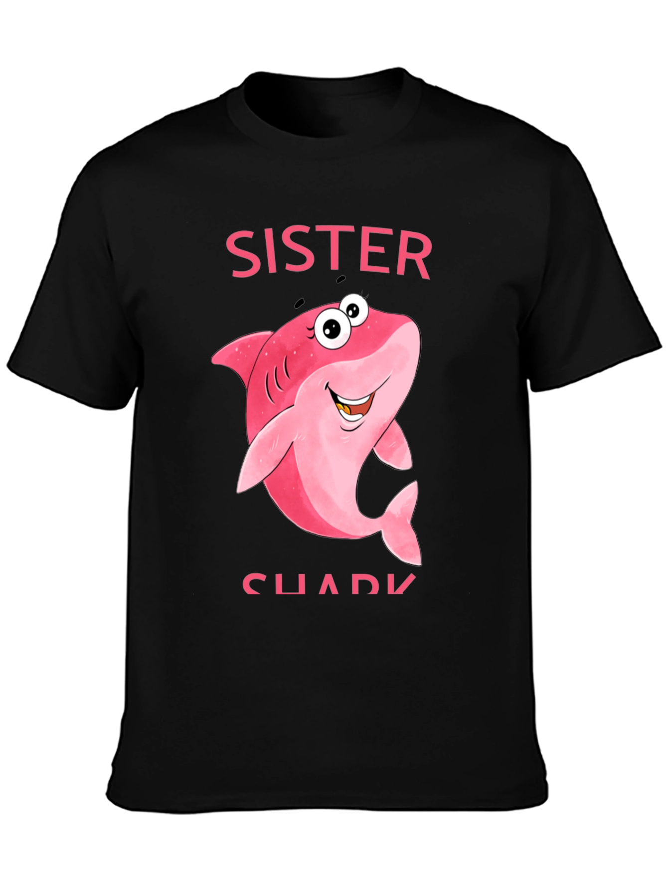 Sister Shark T-Shirt - Cute Cartoon Shark Tee