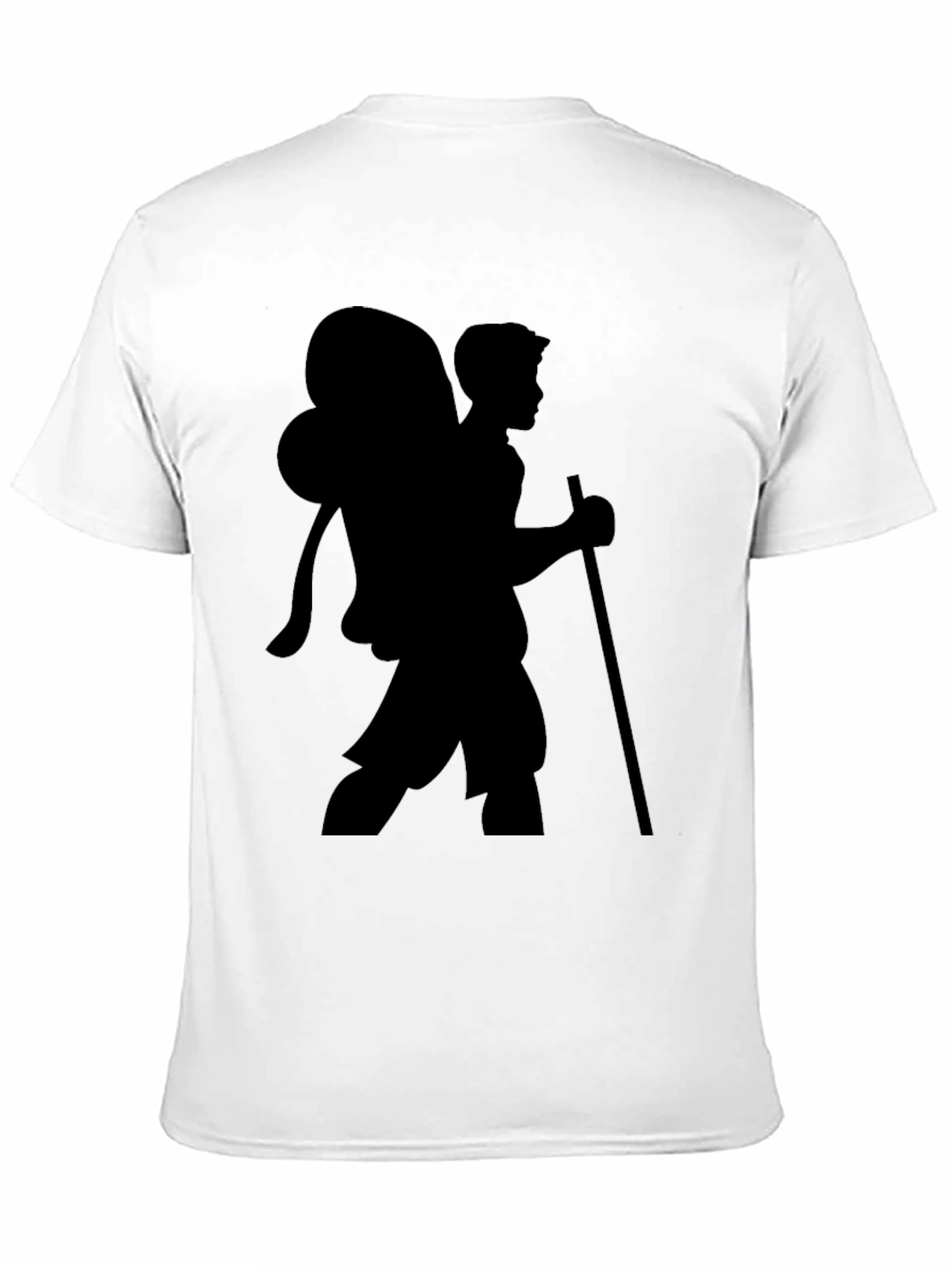 Hiking Silhouette Black T-Shirt