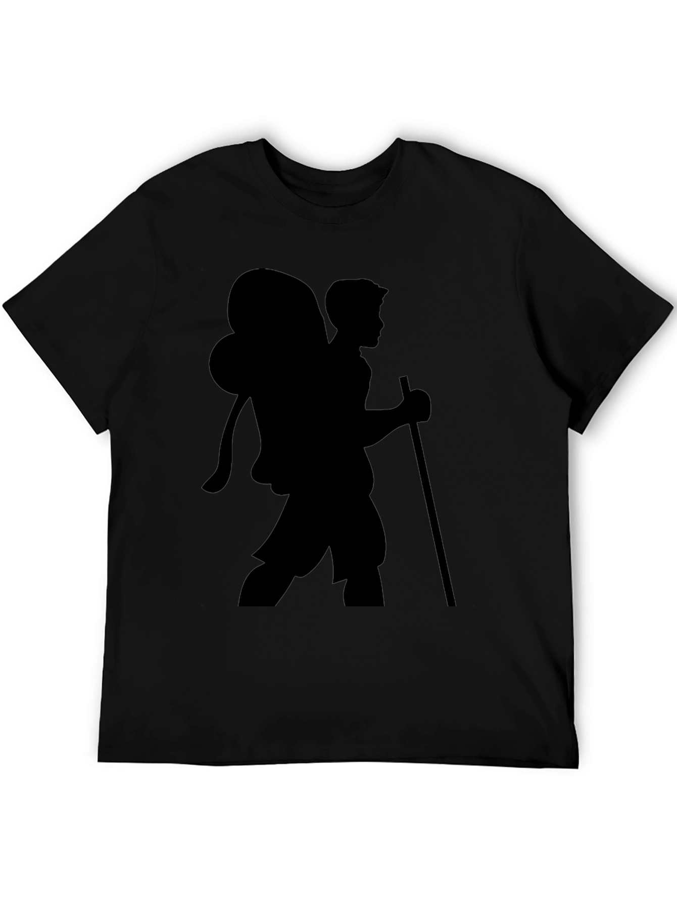 Hiking Silhouette Black T-Shirt