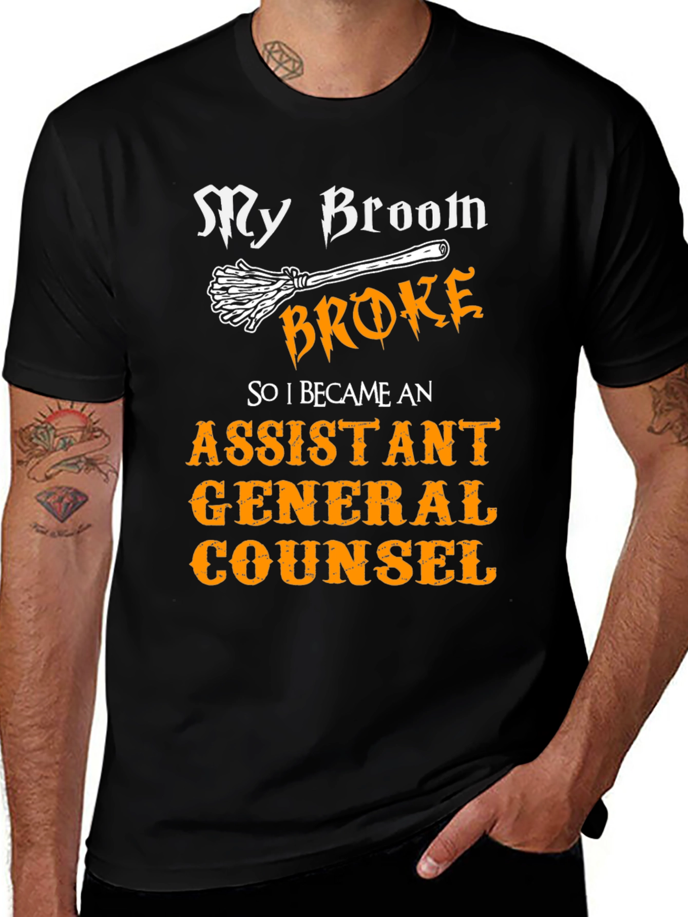 My Broom Broke Assistant General Counsel T-Shirt