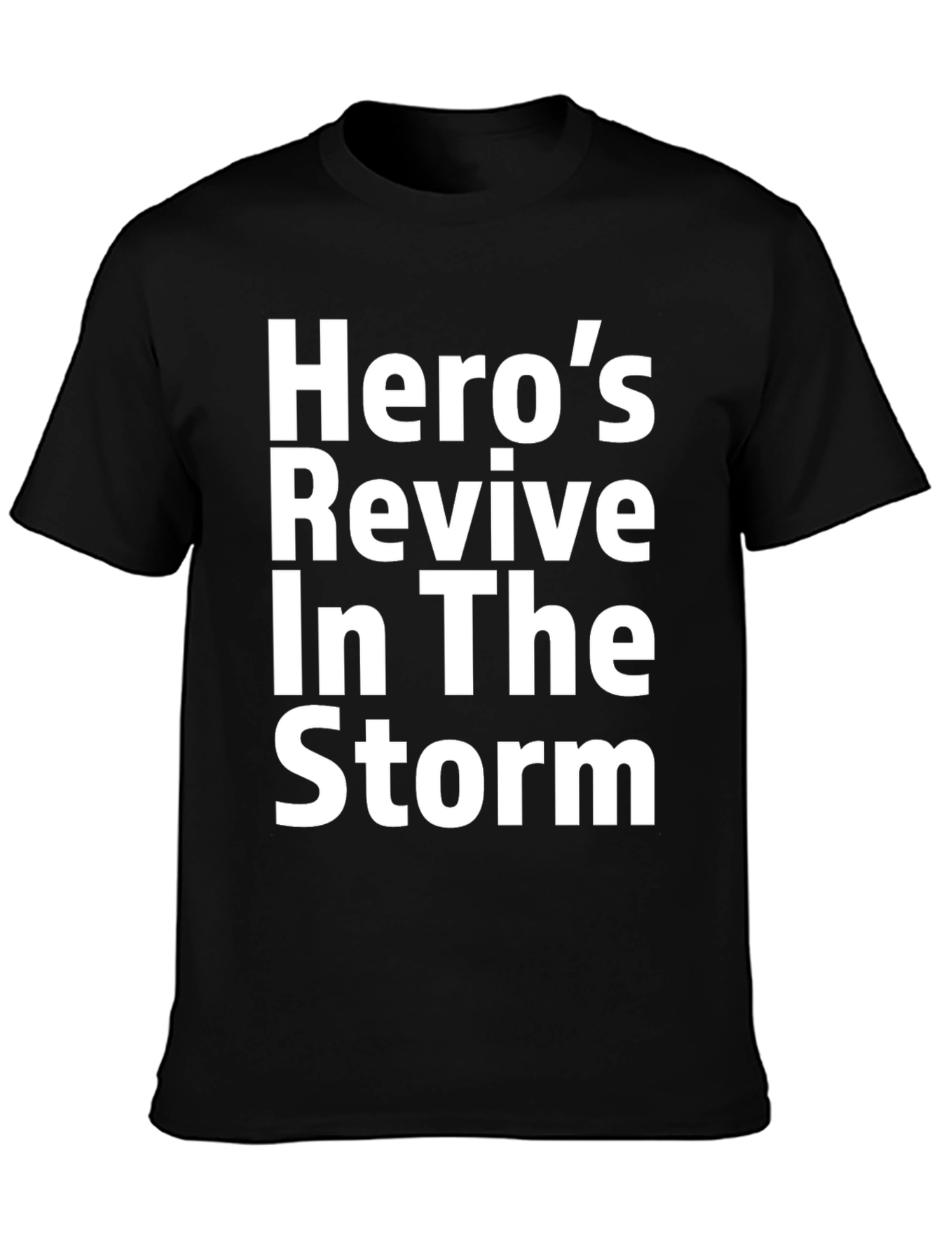Heros Revive In The Storm Graphic T-Shirt