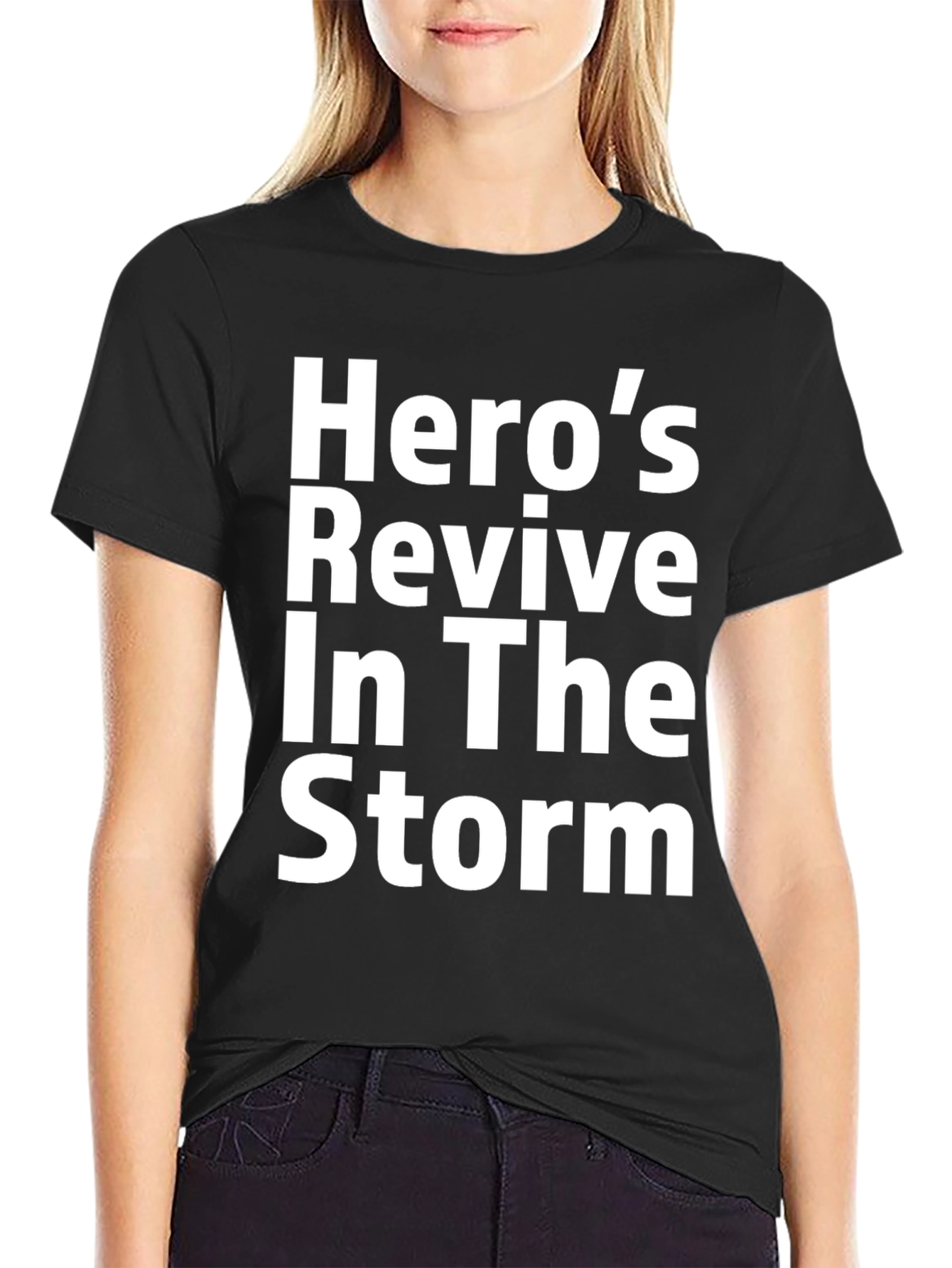 Heros Revive In The Storm Graphic T-Shirt