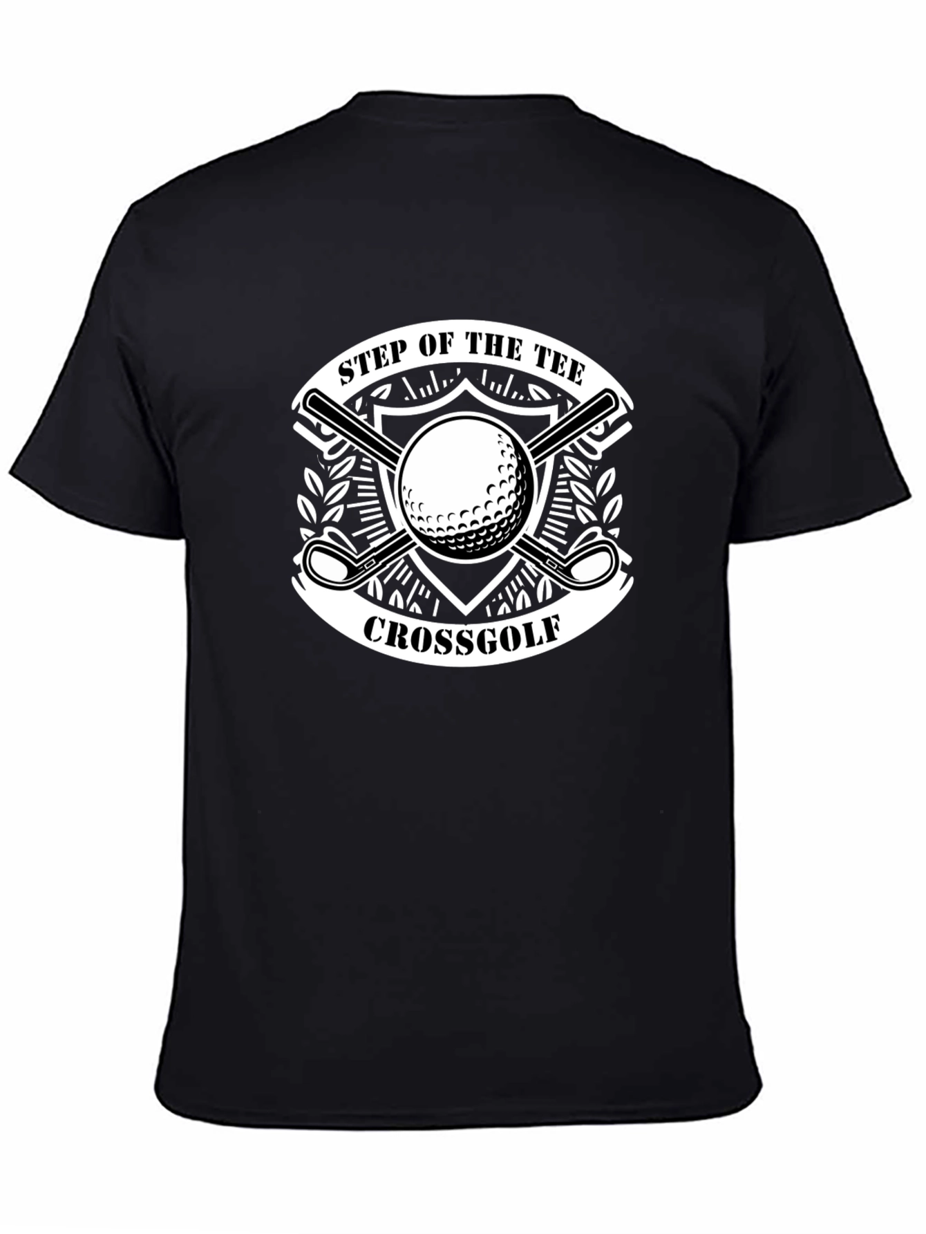 Step of the Tee Crossgolf Black T-Shirt