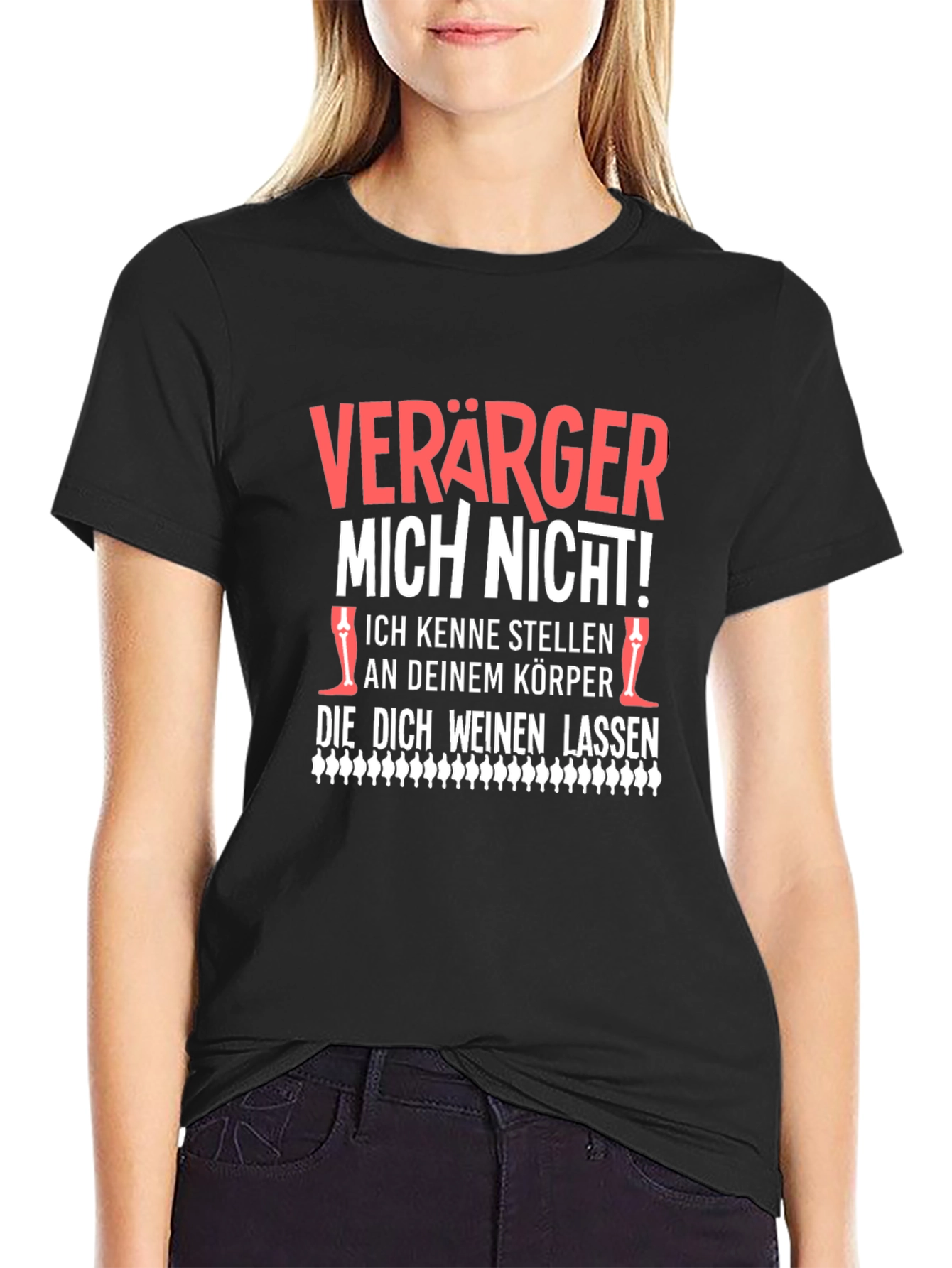 Funny German Slogan T-Shirt - Verarger Mich Nicht!