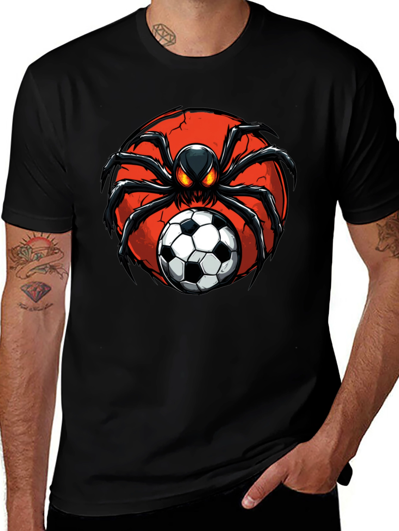 Spider Soccer Graphic T-Shirt