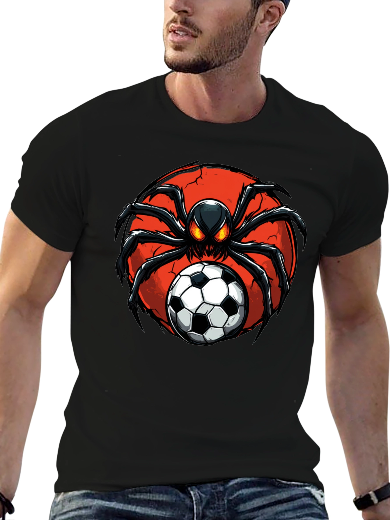 Spider Soccer Graphic T-Shirt