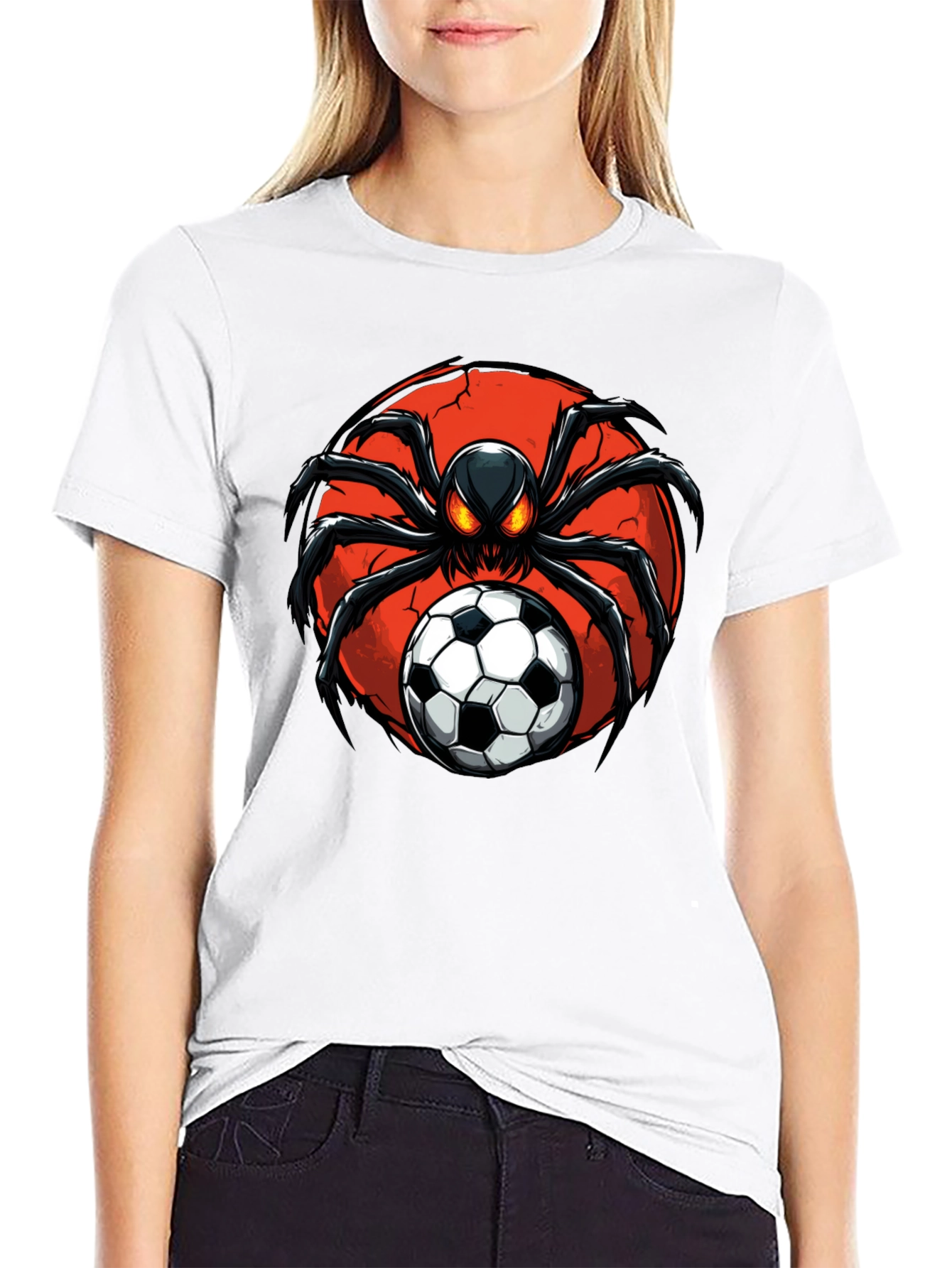 Spider Soccer Graphic T-Shirt
