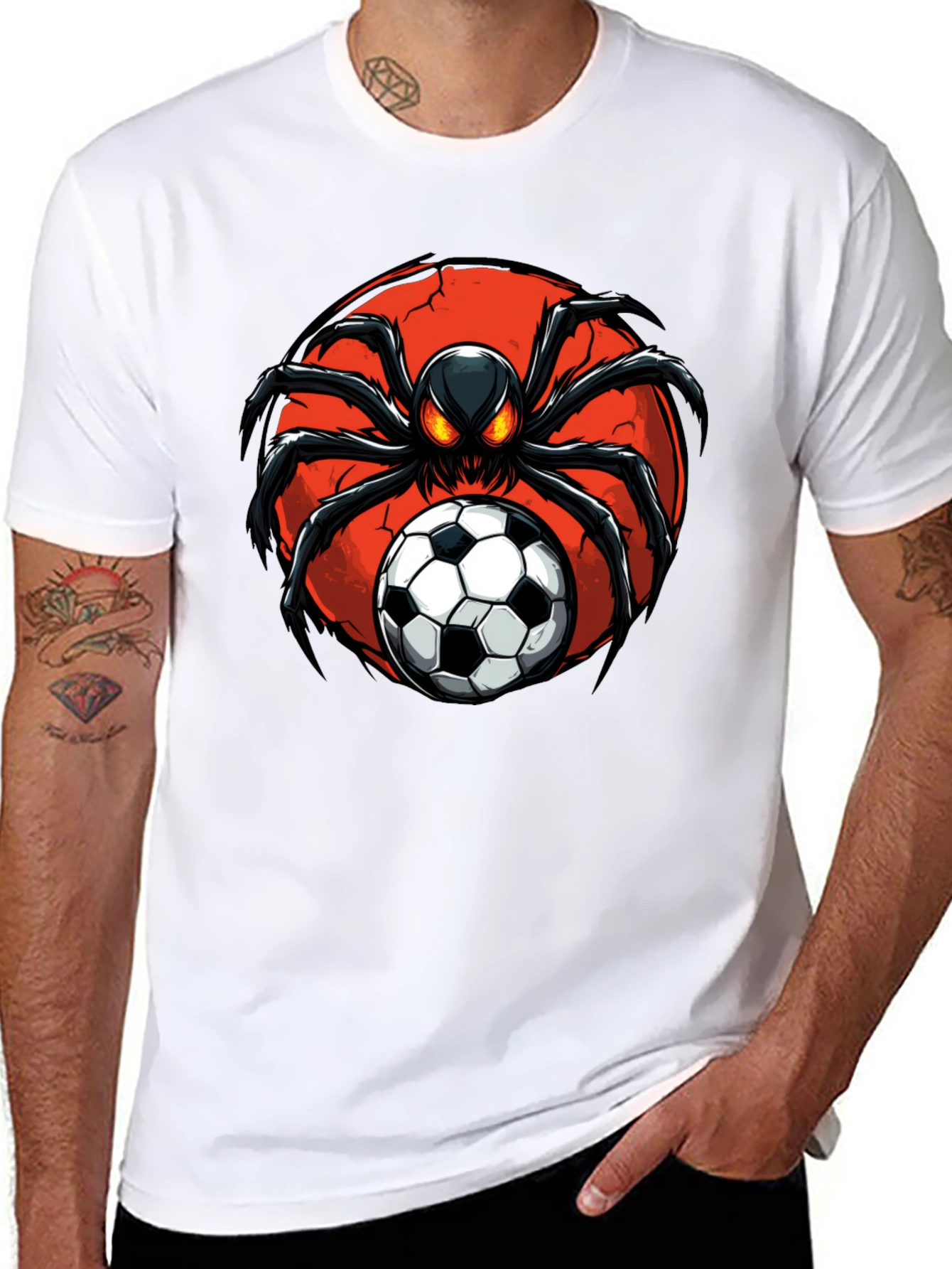 Spider Soccer Graphic T-Shirt