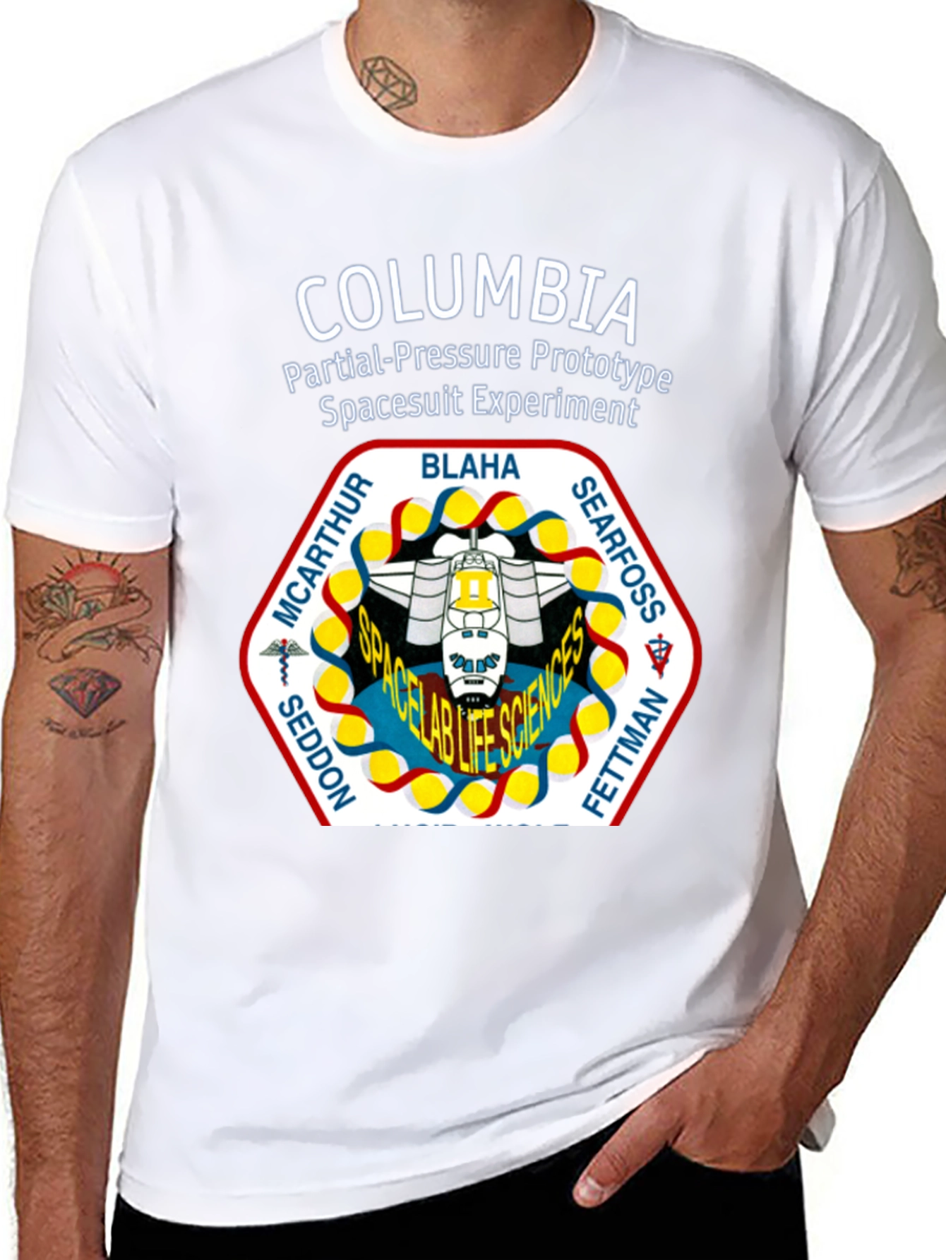 Columbia Spacesuit Experiment T-Shirt