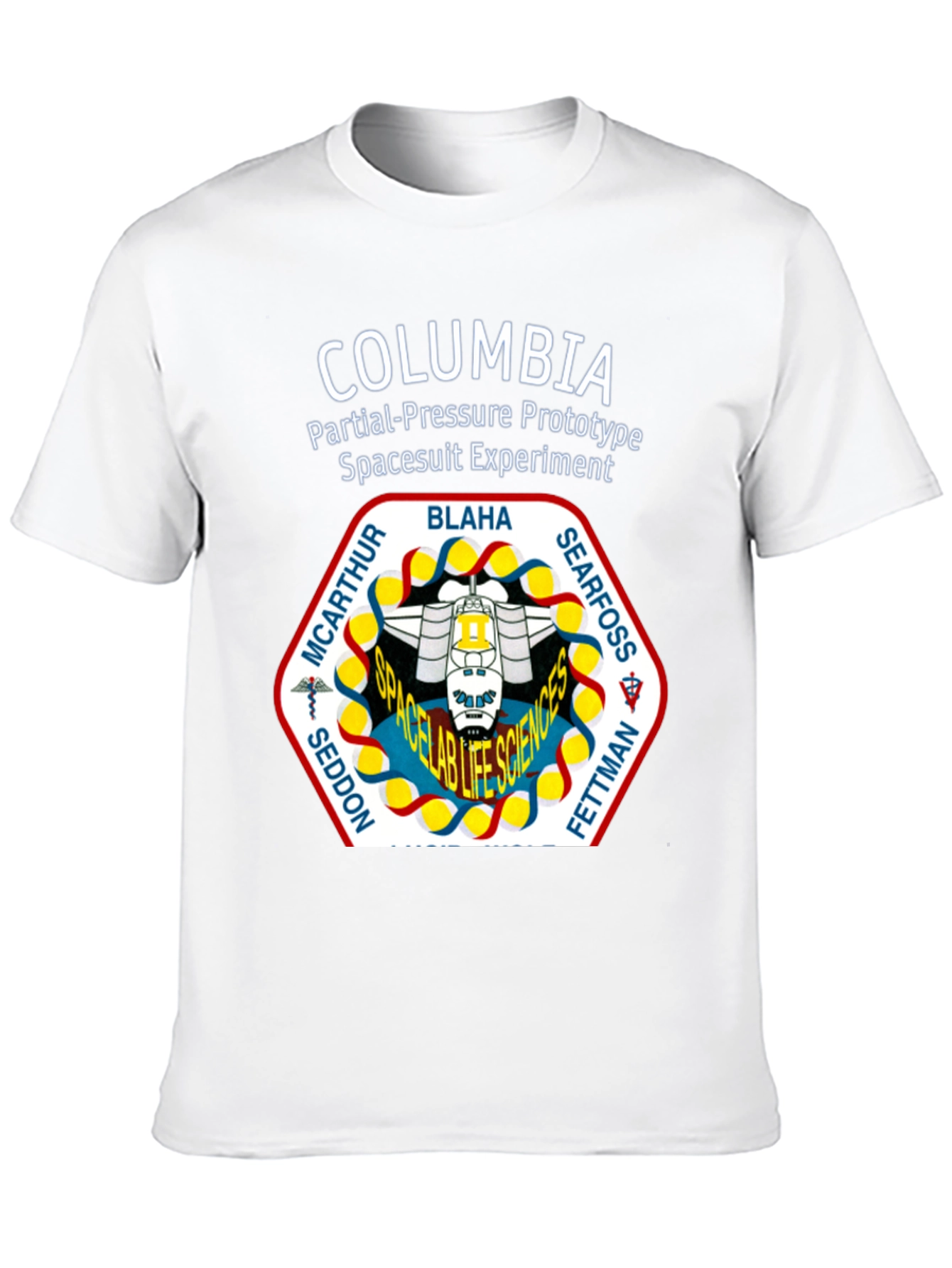 Columbia Spacesuit Experiment T-Shirt