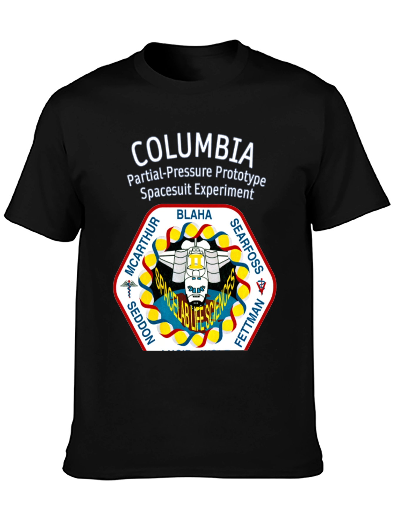 Columbia Spacesuit Experiment T-Shirt