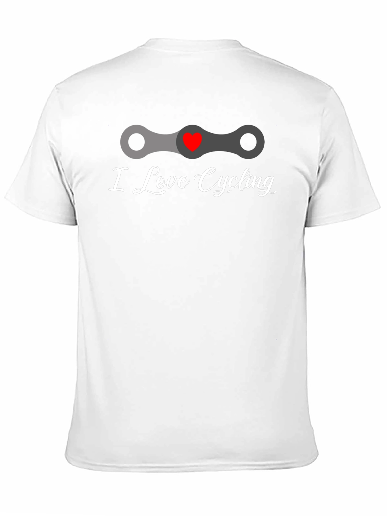 I Love Cycling Black T-Shirt