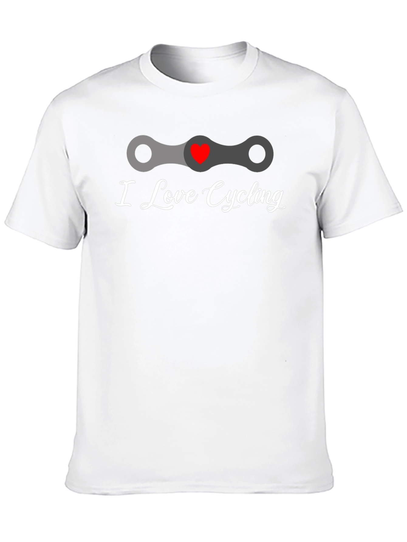I Love Cycling Black T-Shirt
