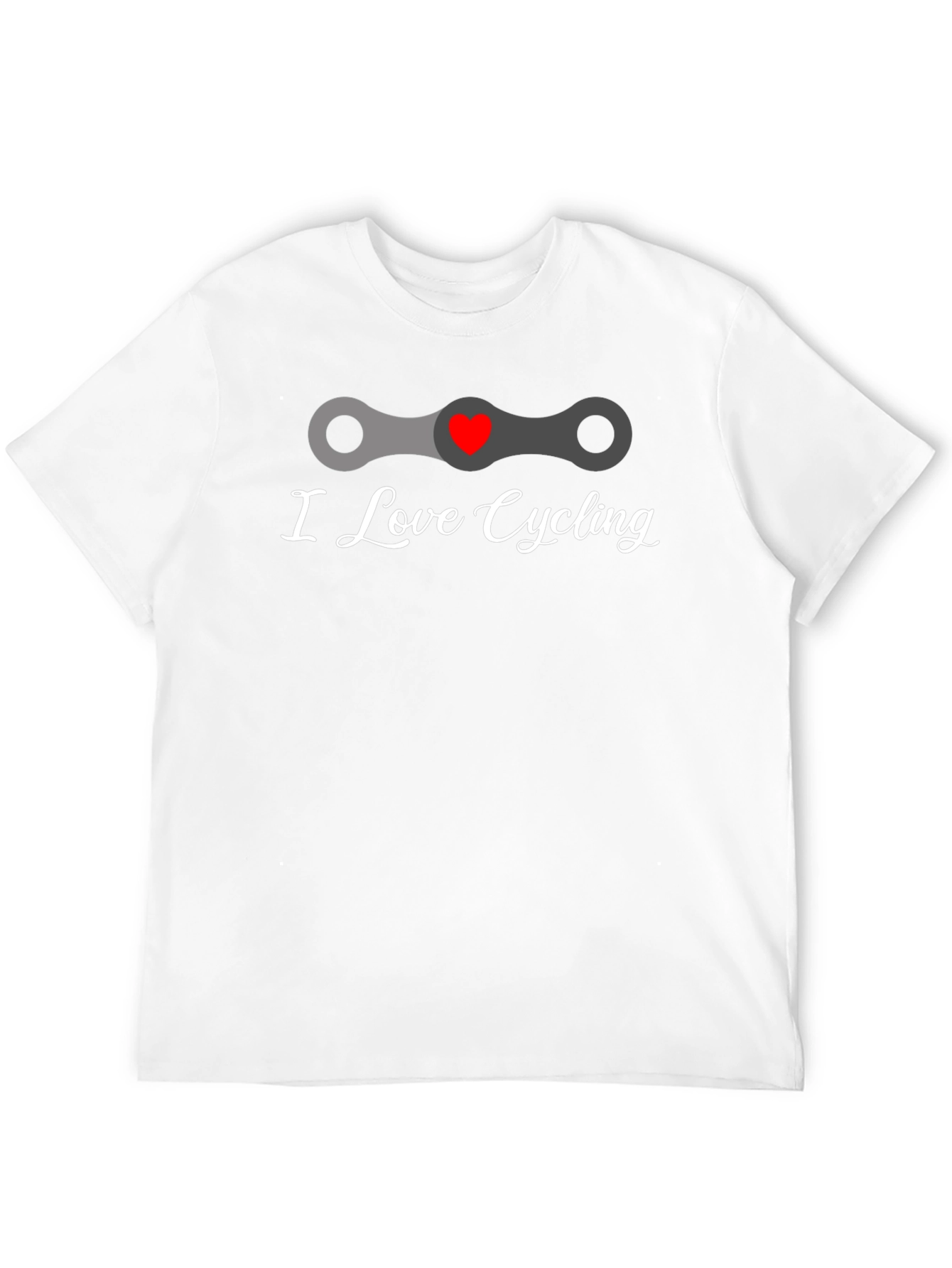 I Love Cycling Black T-Shirt