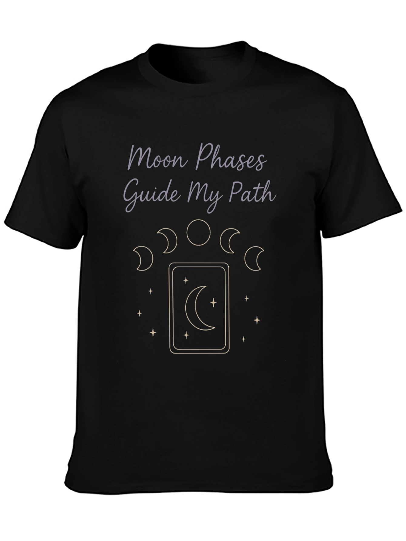 Moon Phases Guide My Path Graphic T-Shirt