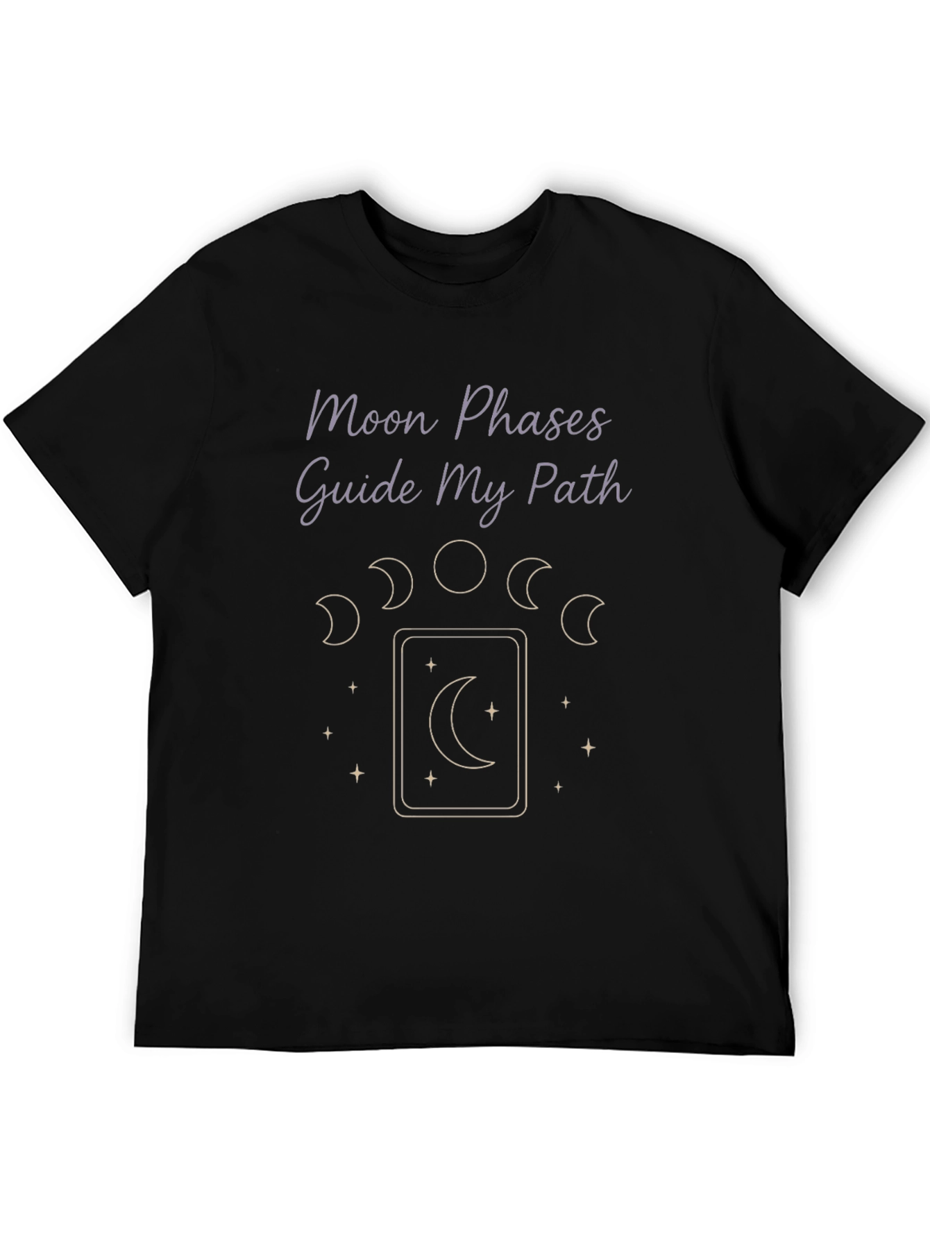 Moon Phases Guide My Path Graphic T-Shirt