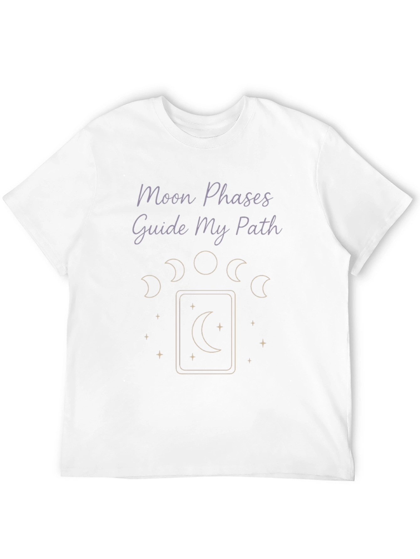 Moon Phases Guide My Path Graphic T-Shirt