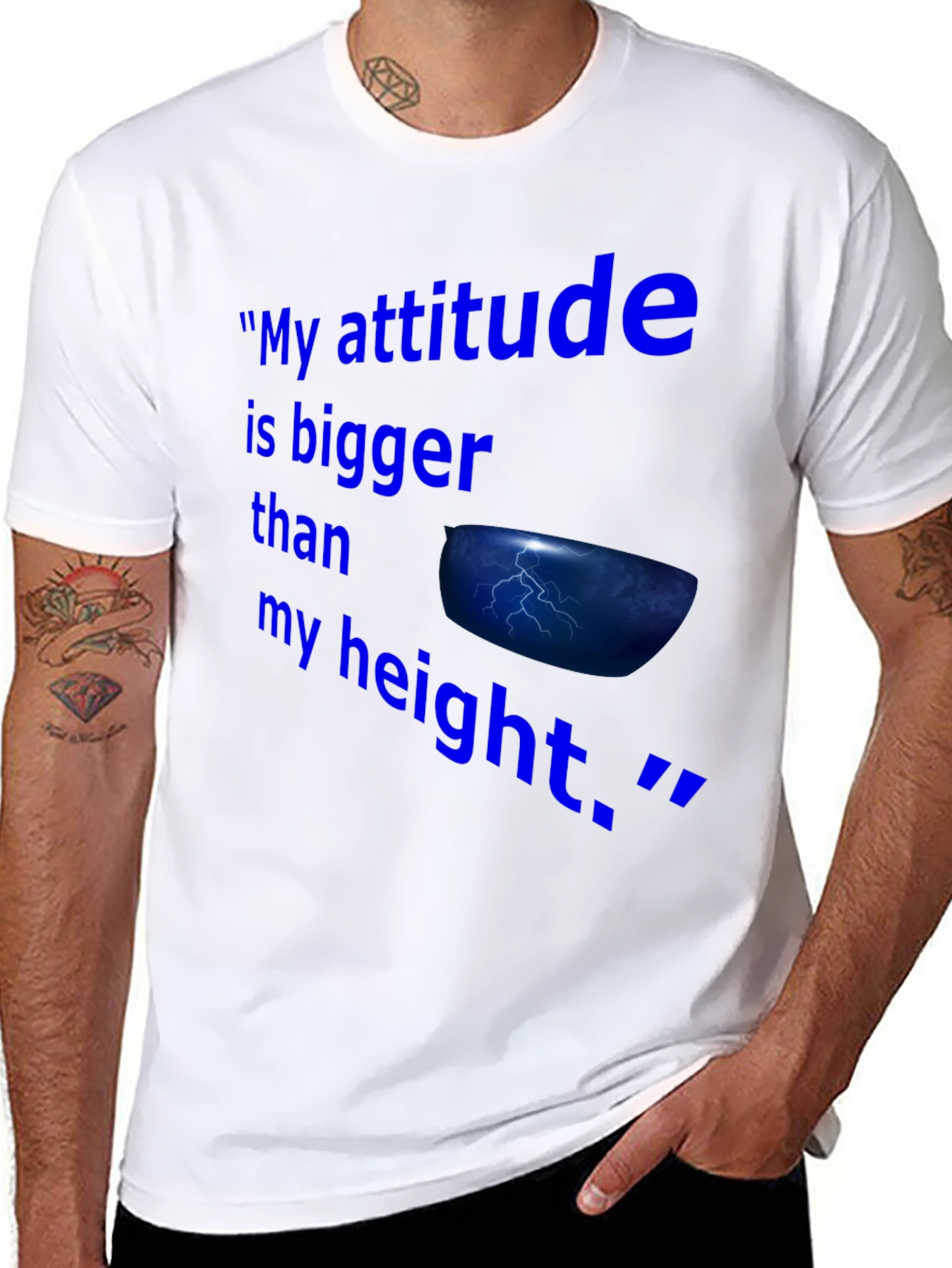 Attitude Bigger Than My Height T-Shirt
