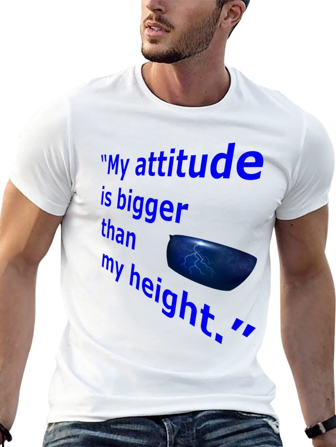 Attitude Bigger Than My Height T-Shirt
