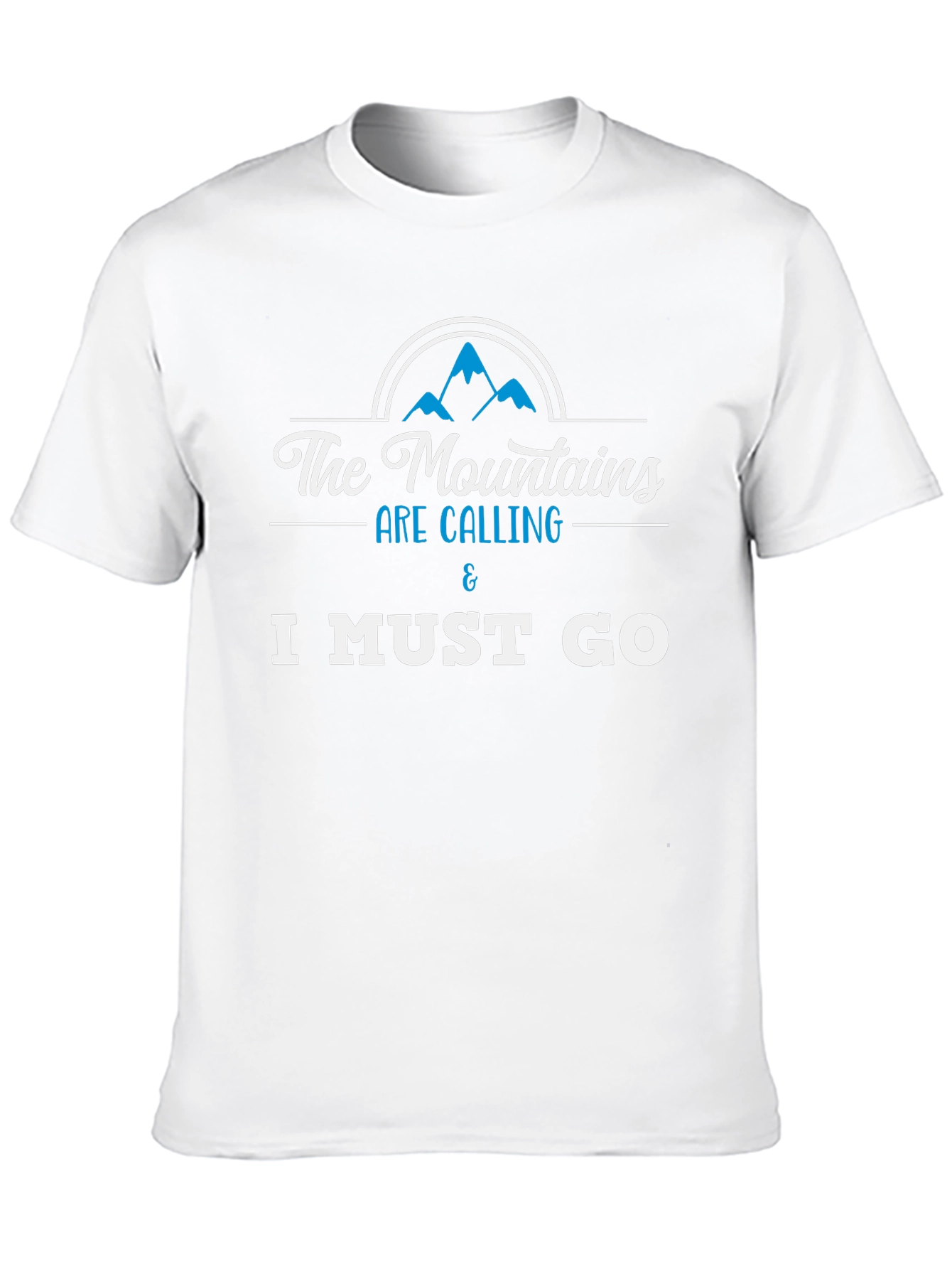 The Mountains are Calling Black T-Shirt