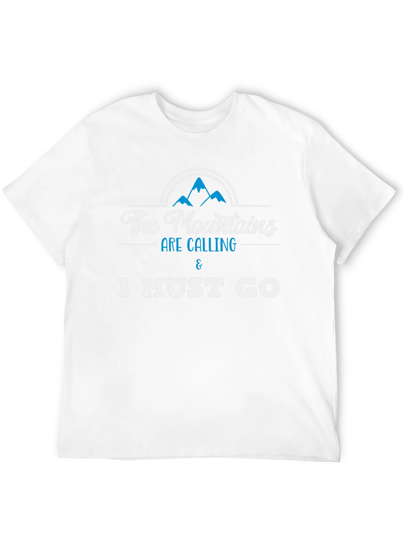 The Mountains are Calling Black T-Shirt