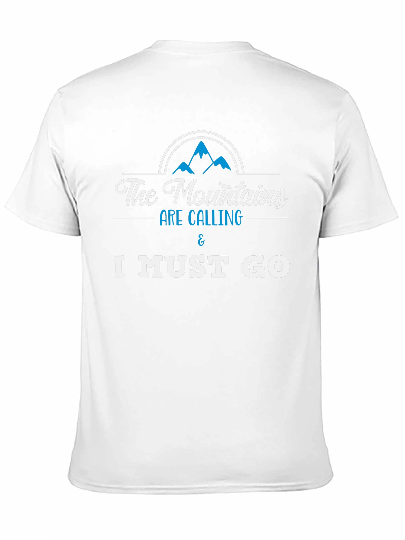 The Mountains are Calling Black T-Shirt