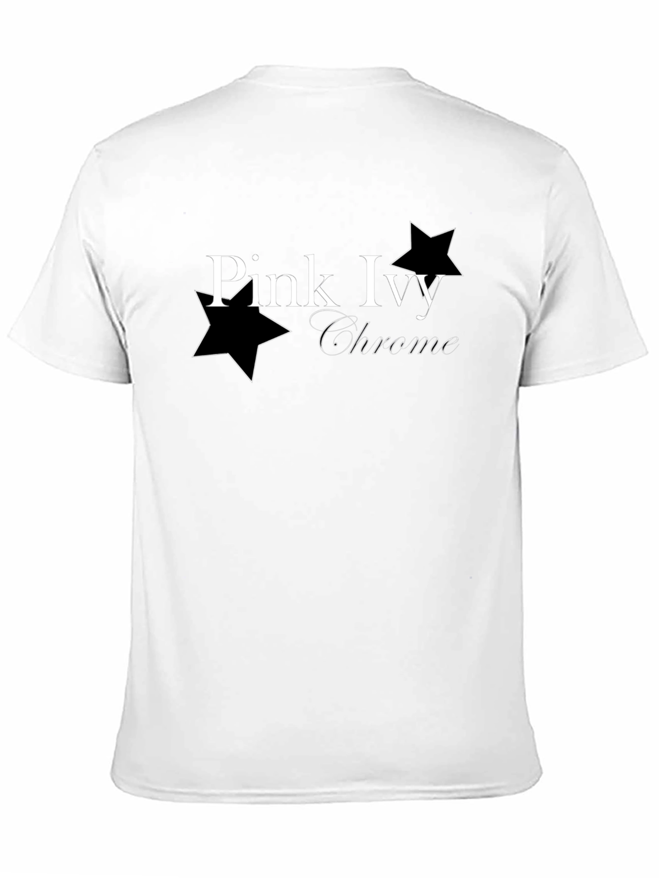 Pink Ivy Chrome Graphic Tee
