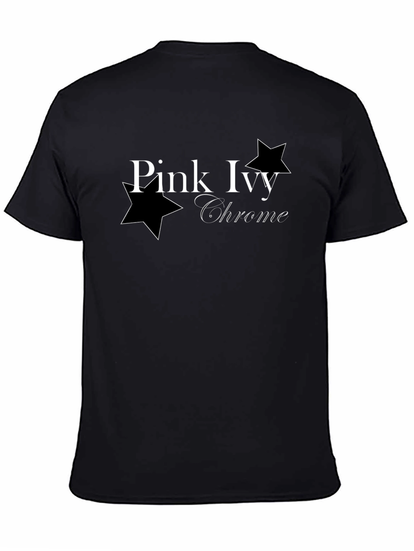 Pink Ivy Chrome Graphic Tee