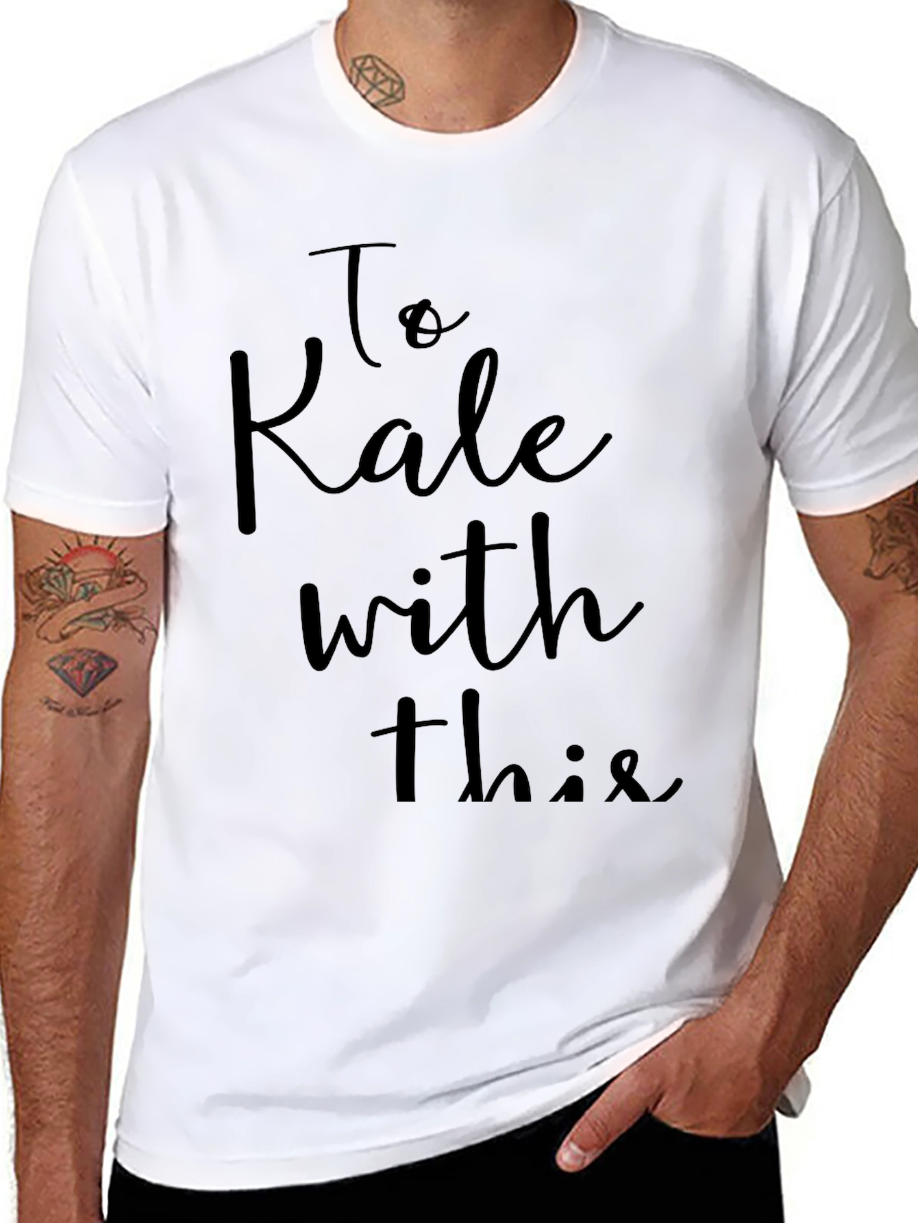 To Kale With This T-Shirt - Sarcastic Vegan Tee