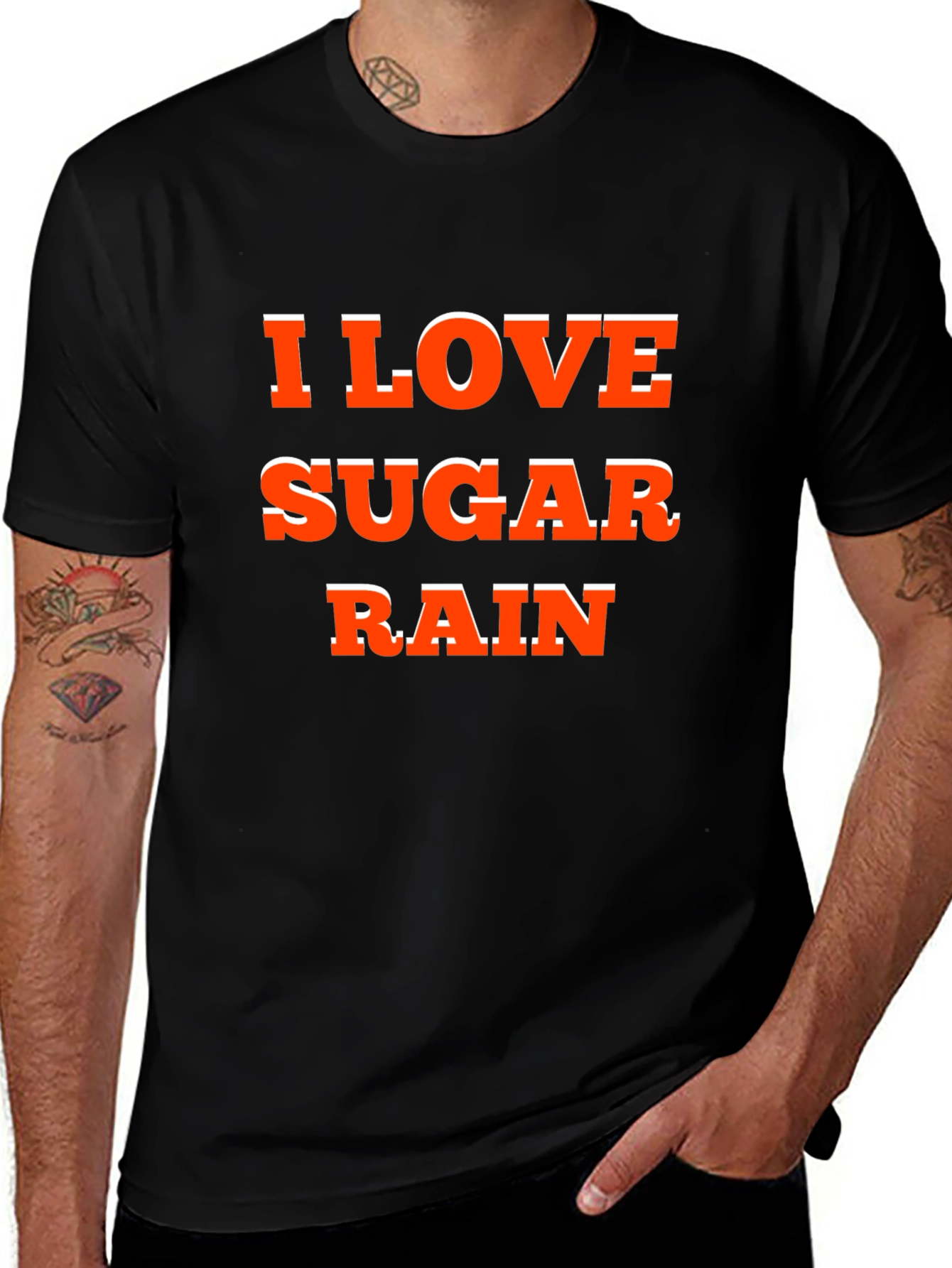 I Love Sugar Rain Graphic Tee