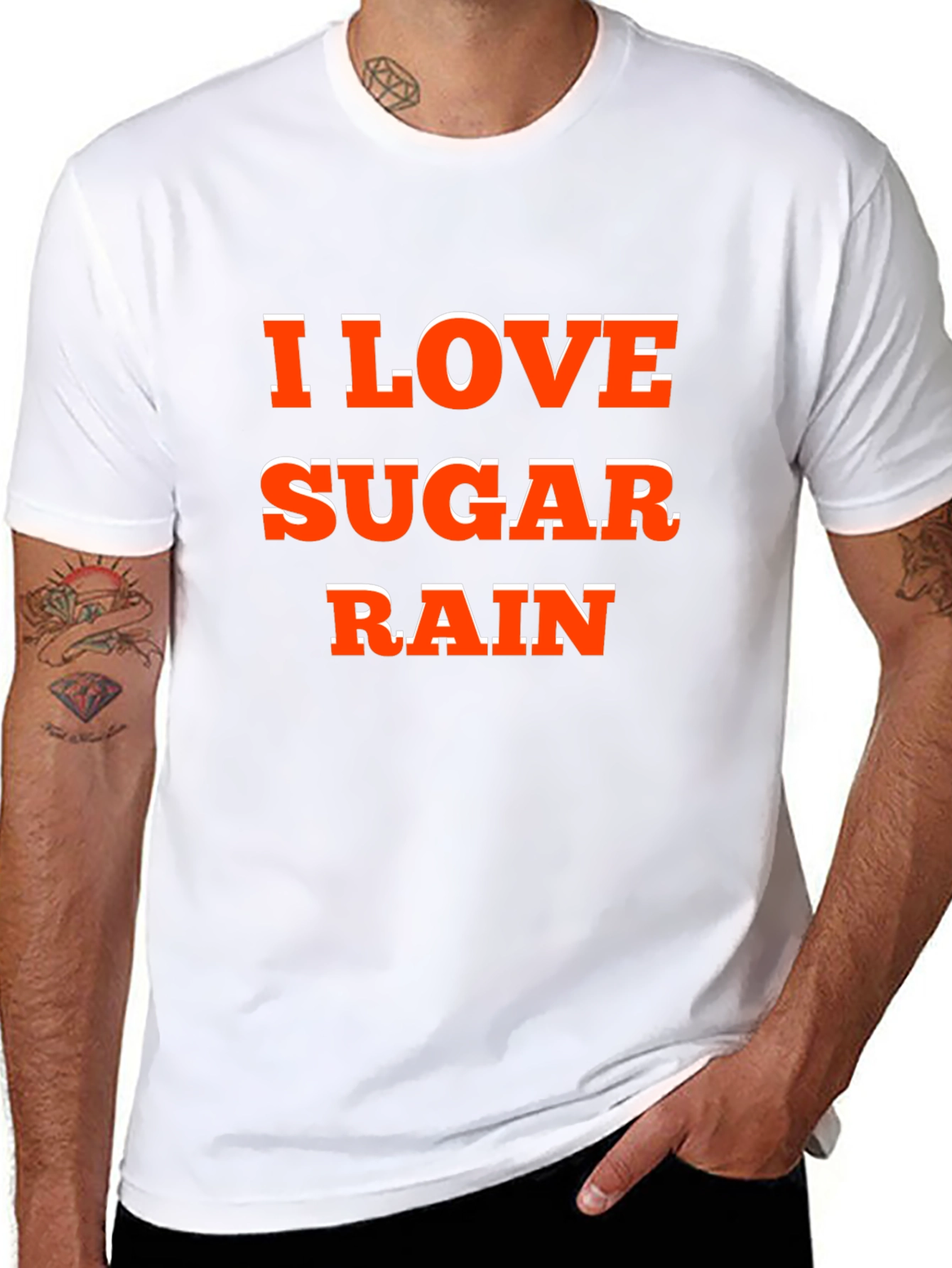 I Love Sugar Rain Graphic Tee