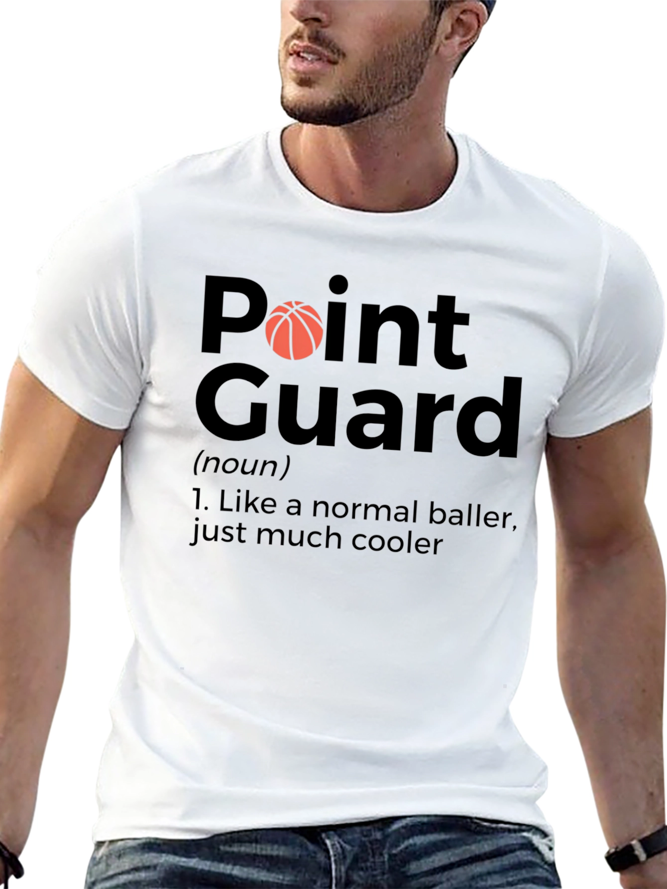 Point Guard Definition Graphic Tee - Basketball Lover T-Shirt