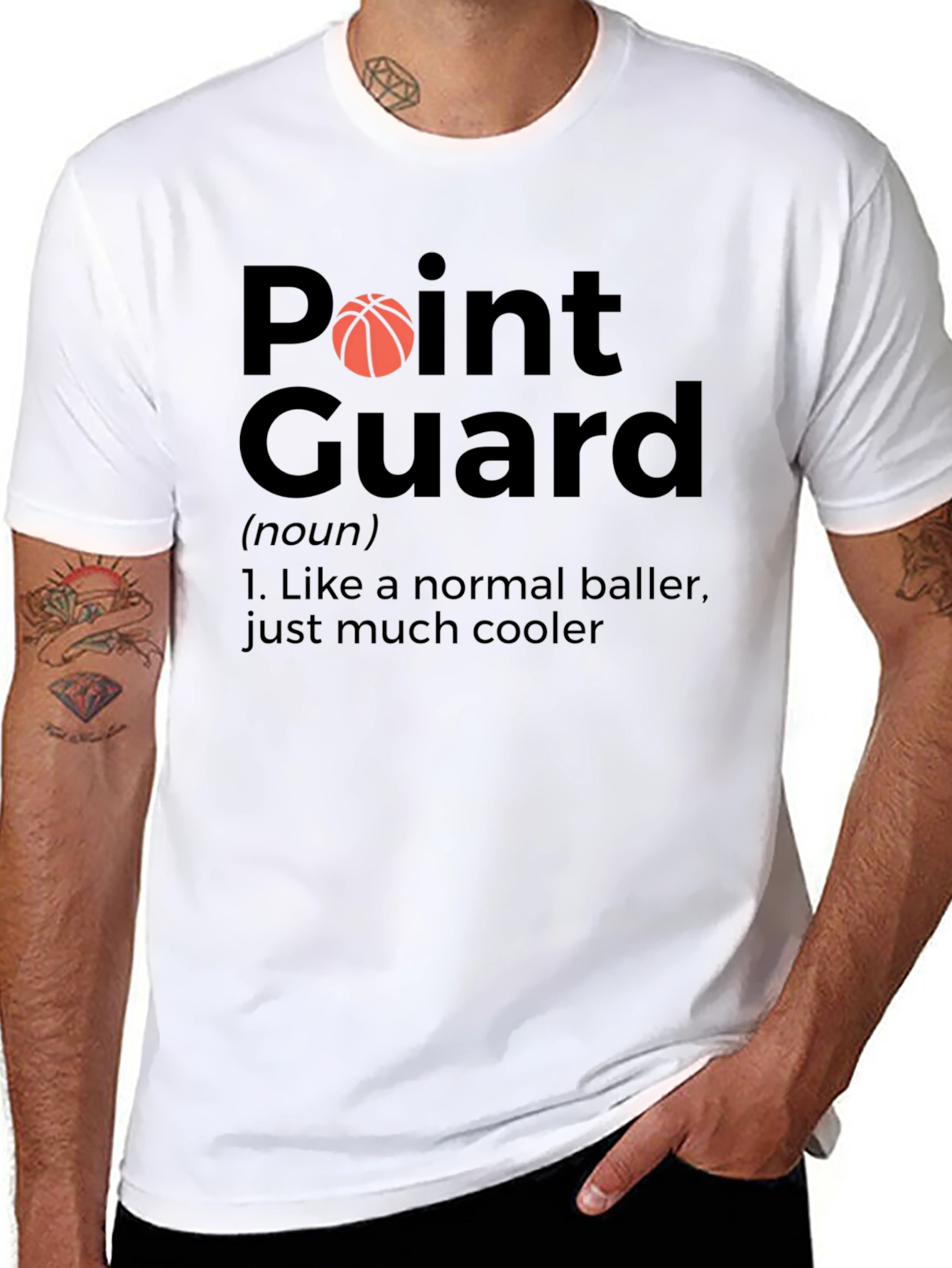 Point Guard Definition Graphic Tee - Basketball Lover T-Shirt