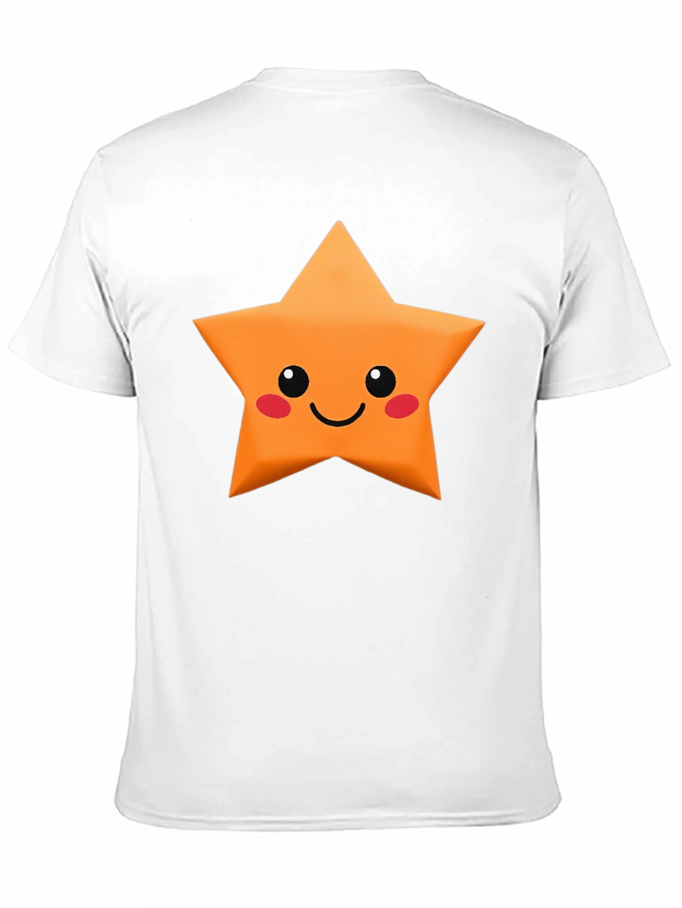 Cute Star Graphic Tee - Mens Black T-Shirt